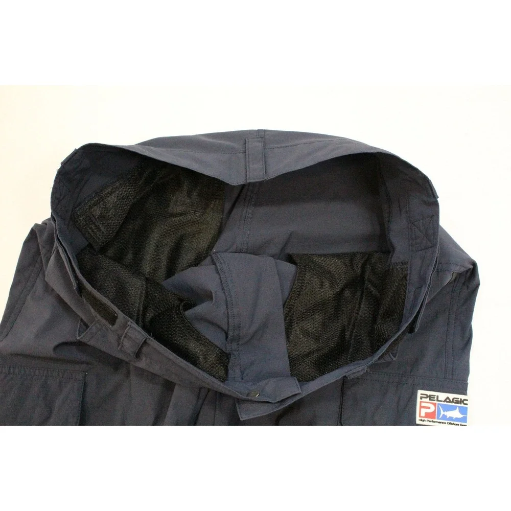 Pelagic Polaris Performance Fishing Pants Mens 32 Navy Blue Cargo Offshore Gear